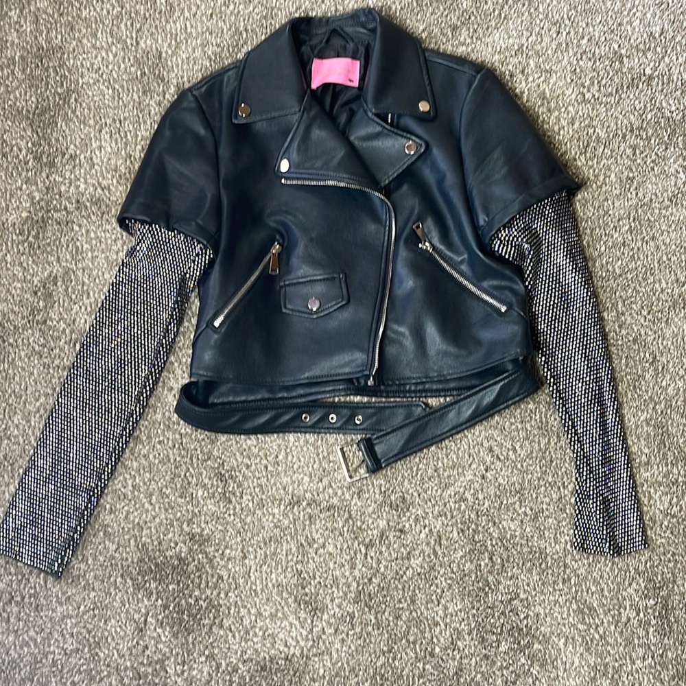 Glam biker jacket